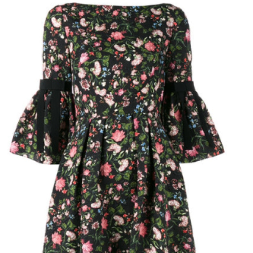 🚨1 DAY SALE🚨ERDEM Aleena floral matelassé dress